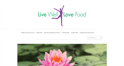 Desktop Screenshot of livewelllovefood.com